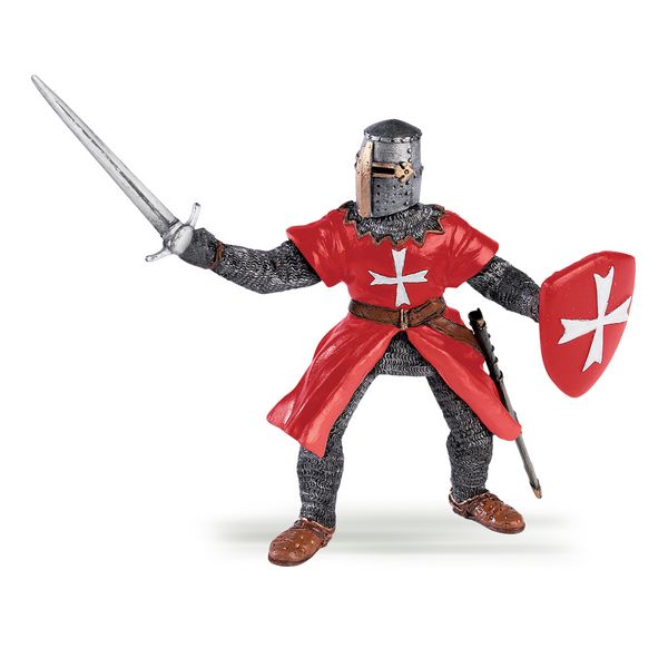 Produktbild: Spielfigur Ritter der Malteser rot 10cm