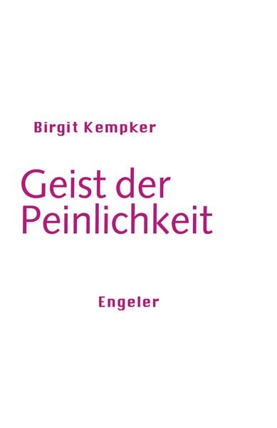 Produktbild: Geist der Peinlichkeit