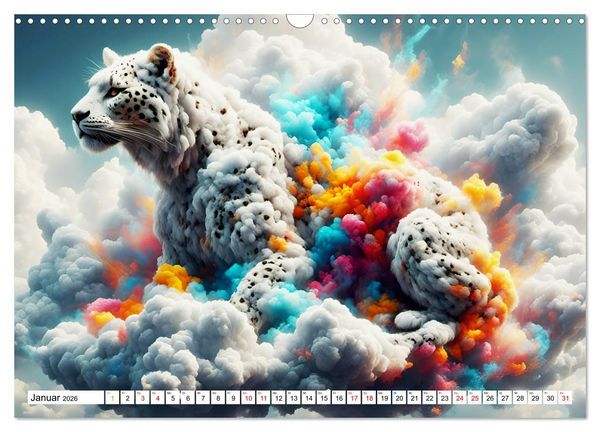 Produktbild: Wolkenkreaturen (Wandkalender 2026 DIN A3 quer), CALVENDO Monatskalender