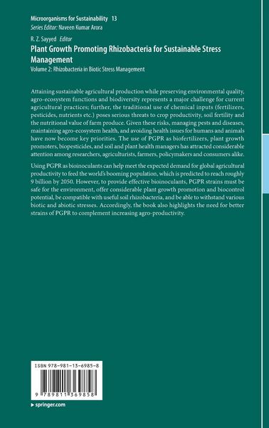 Produktbild: Plant Growth Promoting Rhizobacteria for Sustainable Stress Management
