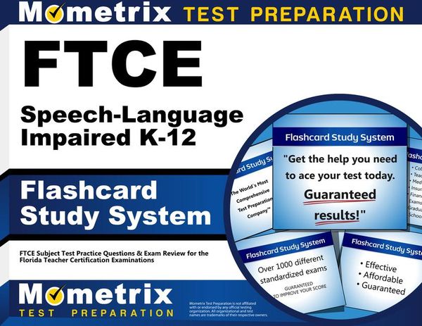 Produktbild: FTCE Speech-Language Impaired K-12 Flashcard Study System