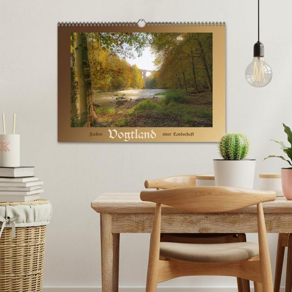 Produktbild: Vogtland - Farben einer Landschaft (Wandkalender 2026 DIN A3 quer), CALVENDO Monatskalender