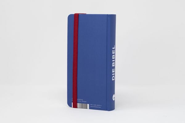 Produktbild: Die Bibel. Taschenausgabe stripe mit roter loser Gummilitze