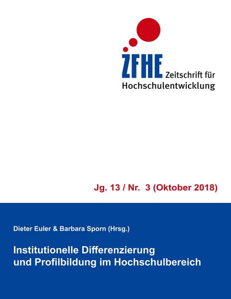 Produktbild: Institutionelle Differenzierung und Profilbildung im Hochschulbereich
