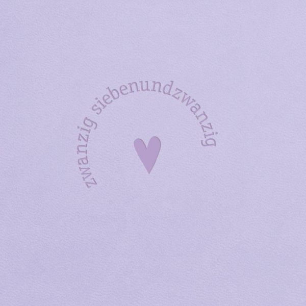 Produktbild: Terminplaner Lederlook 2027 Lavender
