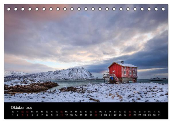 Produktbild: LOFOTEN - Inselparadies im Norden Norwegens (Tischkalender 2026 DIN A5 quer), CALVENDO Monatskalender