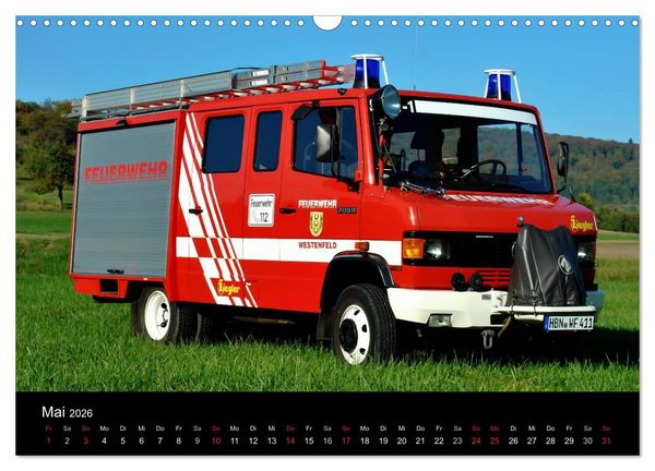 Produktbild: Einsatzfahrzeuge (Wandkalender 2026 DIN A3 quer), CALVENDO Monatskalender