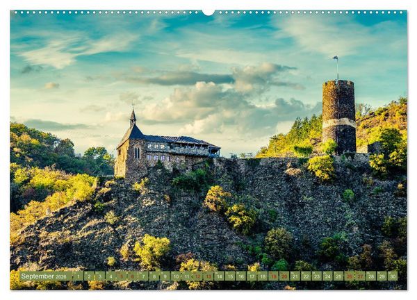 Produktbild: Mosel-Burgen (Wandkalender 2026 DIN A2 quer), CALVENDO Monatskalender