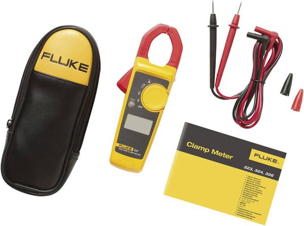 Produktbild: Fluke 323 Stromzange, Hand-Multimeter digital CAT III 600 V, CAT IV 300 V Anzeige (Counts): 4000