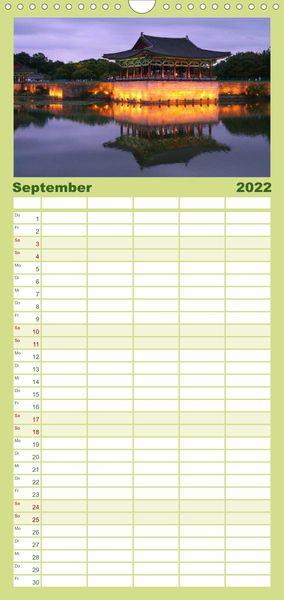 Produktbild: Familienplaner S&Uuml;DKOREA zwischen asiatischer Tradition und Moderne (Wandkalender 2022 , 21 cm x 45 cm, hoch)