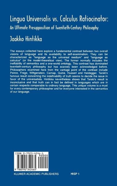 Produktbild: Lingua Universalis vs. Calculus Ratiocinator: