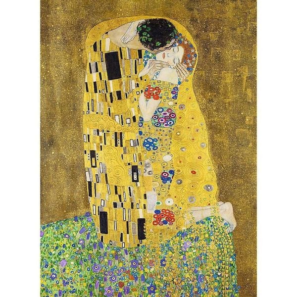 Produktbild: Holz Puzzle 200 - Der Kuss / Gustav Klimt