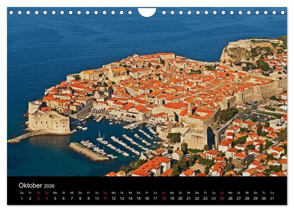 Produktbild: Gr&uuml;&szlig;e aus Kroatien (Wandkalender 2026 DIN A4 quer), CALVENDO Monatskalender