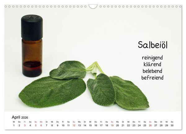 Produktbild: Aromatherapie - D&uuml;fte f&uuml;r die Seele (Wandkalender 2026 DIN A3 quer), CALVENDO Monatskalender