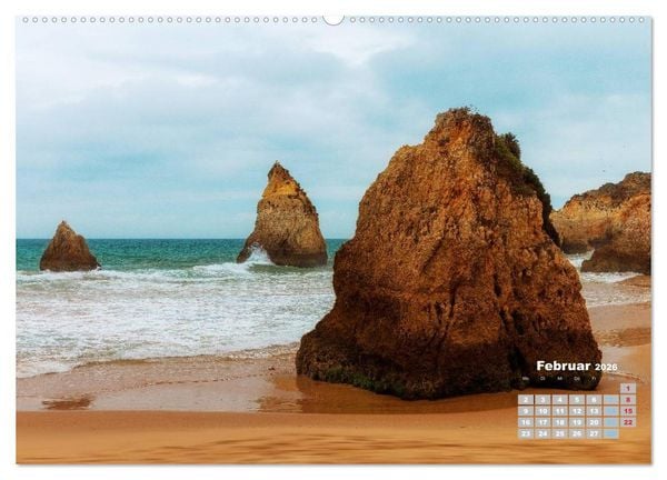 Produktbild: Portugals Traumk&uuml;ste Algarve (hochwertiger Premium Wandkalender 2026 DIN A2 quer), Kunstdruck in Hochglanz