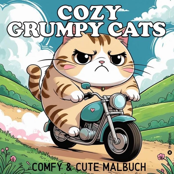 Katzen Malbuch - Cozy Malbuch - Grumpy Cats Malbuch - Malbuch mit Katzen, Taschenbuch von Kenya Kooper, Tredition, 978-3-347-97382-4