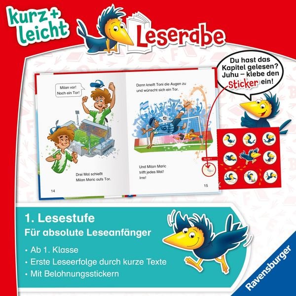 Produktbild: Leserabe 1. Lesestufe Kurz und leicht - Tonis magisches Fu&szlig;ball-Trikot