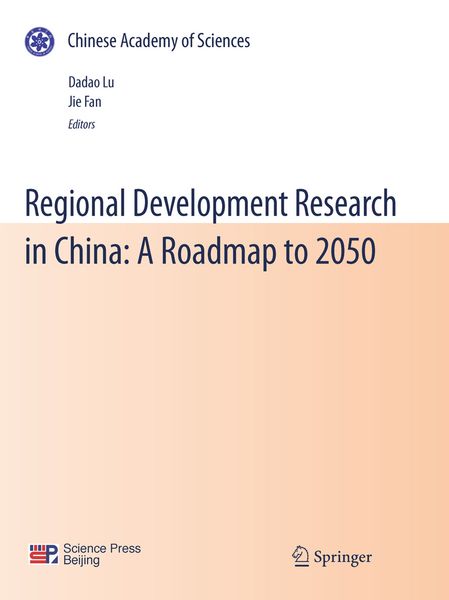 Produktbild: Regional Development Research in China: A Roadmap to 2050