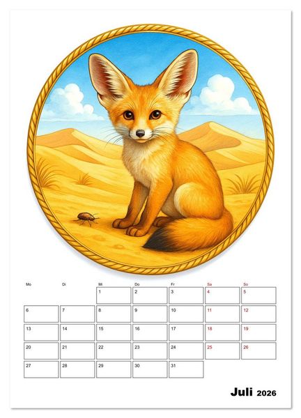 Produktbild: Unbekannte Niedlichkeit (Wandkalender 2026 DIN A4 hoch), CALVENDO Monatskalender