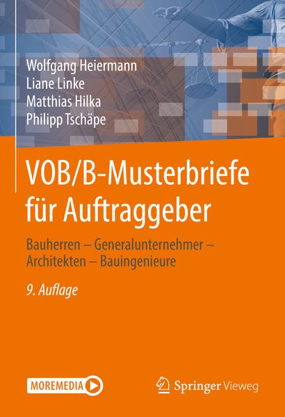 Produktbild: VOB/B-Musterbriefe f&uuml;r Auftraggeber
