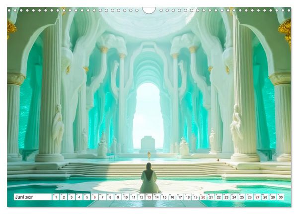 Produktbild: Atlantis &ndash; Glanz und Fall einer verlorenen Welt (Wandkalender 2027 DIN A3 quer), CALVENDO Monatskalender