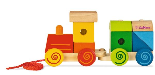 Produktbild: Eichhorn 100003453 - Zug aus Holz, 11-teilig
