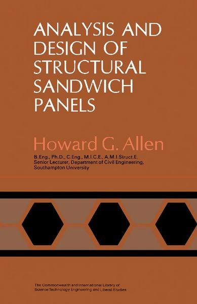 Produktbild: Analysis and Design of Structural Sandwich Panels