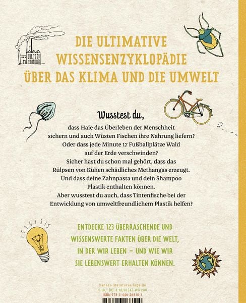 Produktbild: 123 superschlaue Dinge, die du &uuml;ber das Klima wissen musst