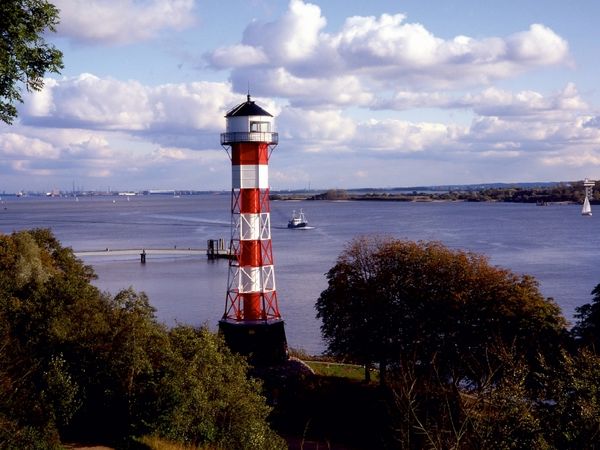 Produktbild: CALVENDO Puzzle Leuchtturm Wittenbergen, Elbe | 1000 Teile Lege-Gr&ouml;&szlig;e 64x48cm Foto-Puzzle f&uuml;r gl&uuml;ckliche Stunden