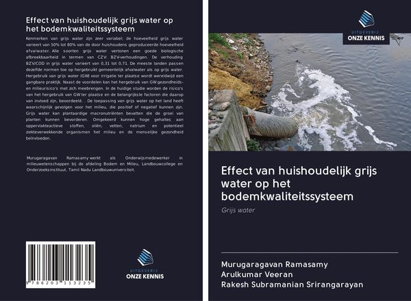 Produktbild: Effect van huishoudelijk grijs water op het bodemkwaliteitssysteem