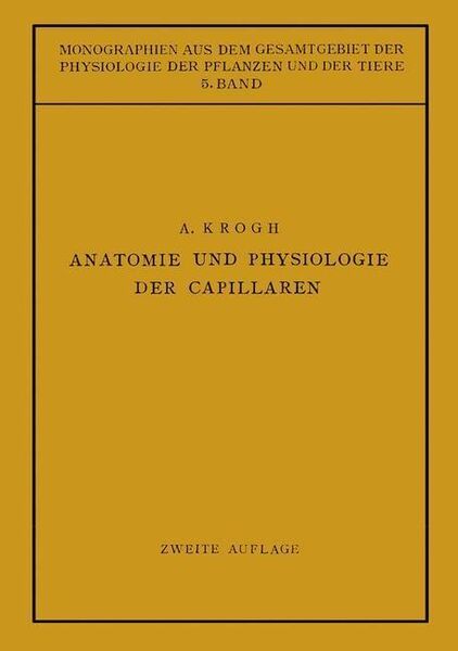 Produktbild: Anatomie und Physiologie der Capillaren