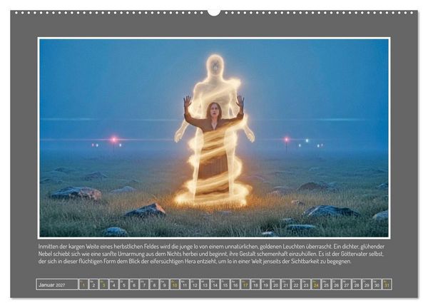 Produktbild: Die Zeus-Aff&auml;ren (hochwertiger Premium Wandkalender 2027 DIN A2 quer), Kunstdruck in Hochglanz
