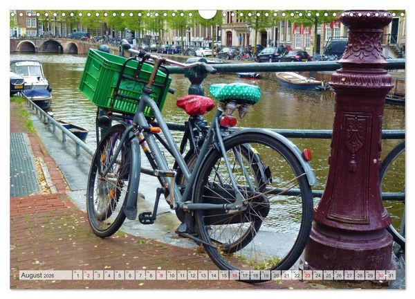 Produktbild: Amsterdam (Wandkalender 2026 DIN A3 quer), CALVENDO Monatskalender