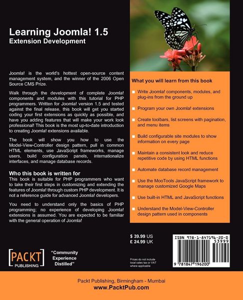 Produktbild: Learning Joomla! 1.5 Extension Development