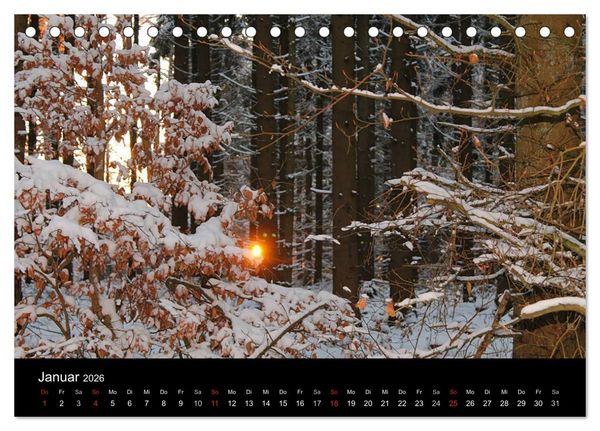 Produktbild: Meine Heimat Westerwald (Tischkalender 2026 DIN A5 quer), CALVENDO Monatskalender