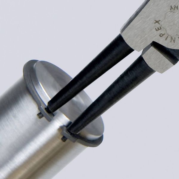 Produktbild: Knipex 46 11 A2 Seegeringzange Passend f&uuml;r (Seegeringzangen) Au&szlig;enringe 19-60 mm Spitzenform (Details) gerade