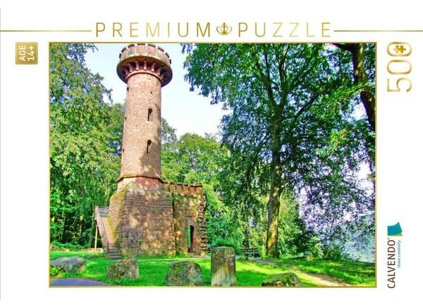 CALVENDO Puzzle Ein Motiv aus dem Kalender Heidelberg - Heiligenberg und Philosophenweg | 500 Teile Lege-Größe 48 × 36 cm Foto-Puzzle für Erwachsene