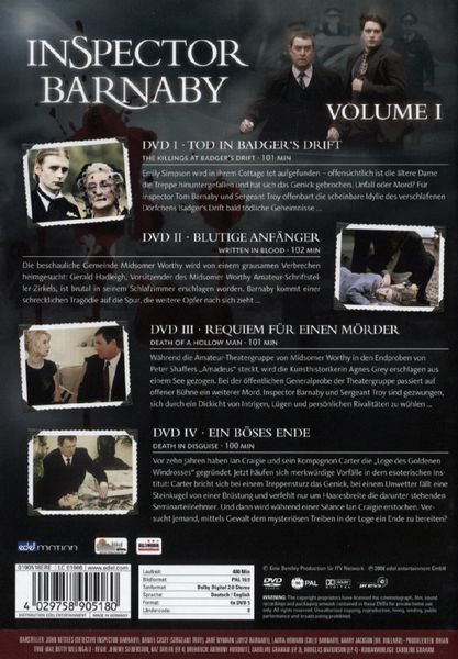 Produktbild: Inspector Barnaby Vol. 1 [4 DVDs]