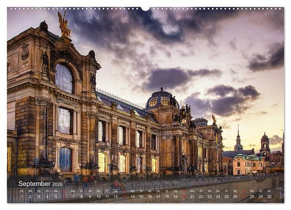 Produktbild: Dresden Bilder 2026 (hochwertiger Premium Wandkalender 2026 DIN A2 quer), Kunstdruck in Hochglanz