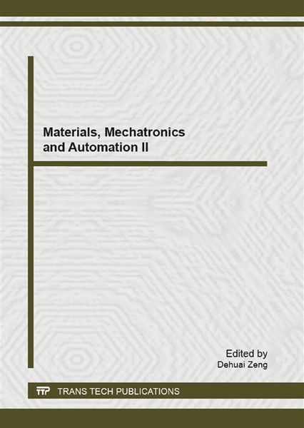 Produktbild: Materials, Mechatronics and Automation II