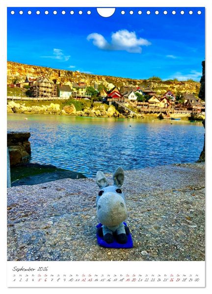 Produktbild: Schorschi auf Reisen ein kleiner Esel unterwegs auf der Insel Malta (Wandkalender 2026 DIN A4 hoch), CALVENDO Monatskalender