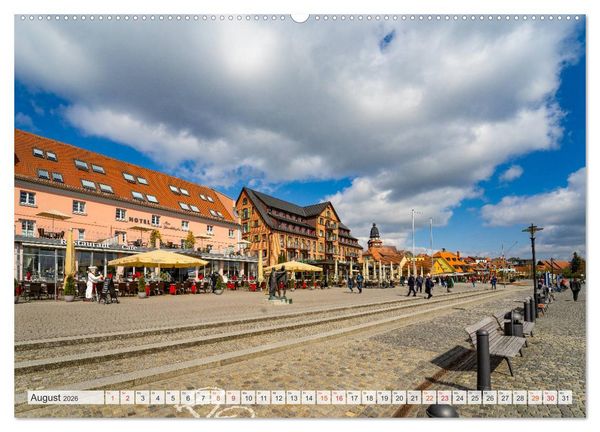 Produktbild: Waren M&uuml;ritz Impressionen (hochwertiger Premium Wandkalender 2026 DIN A2 quer), Kunstdruck in Hochglanz