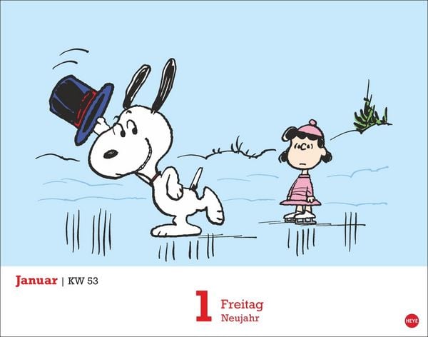 Produktbild: Peanuts Tagesabrei&szlig;kalender 2027