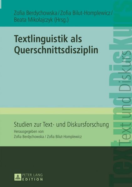 Produktbild: Textlinguistik als Querschnittsdisziplin