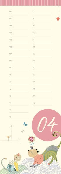 Produktbild: GreenLine Geburtstagskalender Turnowsky 14,85x42