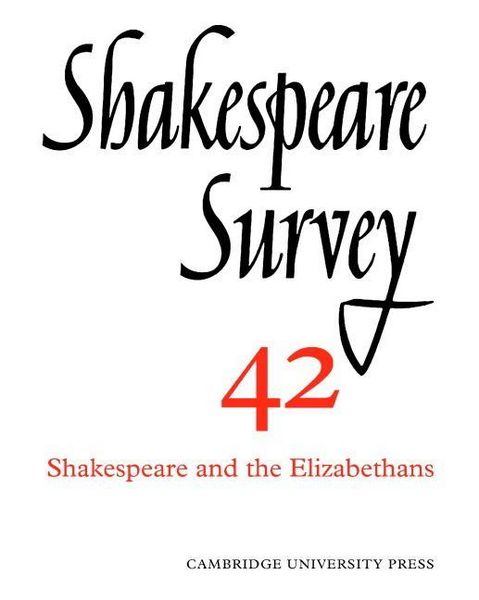 Produktbild: Shakespeare Survey