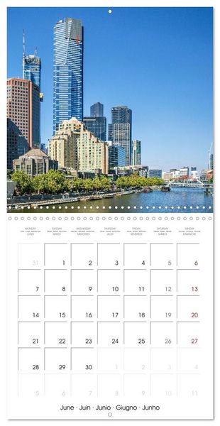 Produktbild: Melbourne - Australia's friendly metropolis (Wall Calendar 2027 12 &times; 12 Inch) CALVENDO 12 Month Wall Calendar