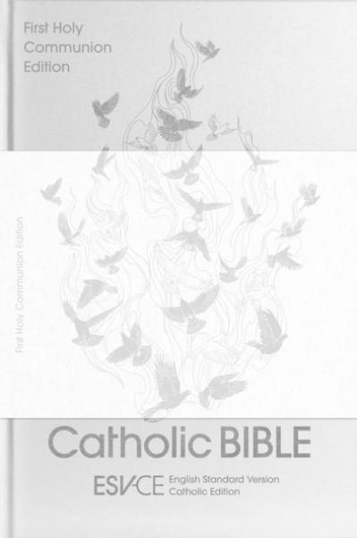Produktbild: ESV-CE Catholic Bible, First Communion Edition, White Hardback, Silver Foiled Cover, British Liturgical Bible, ESV-CE, Hardback, Standard size