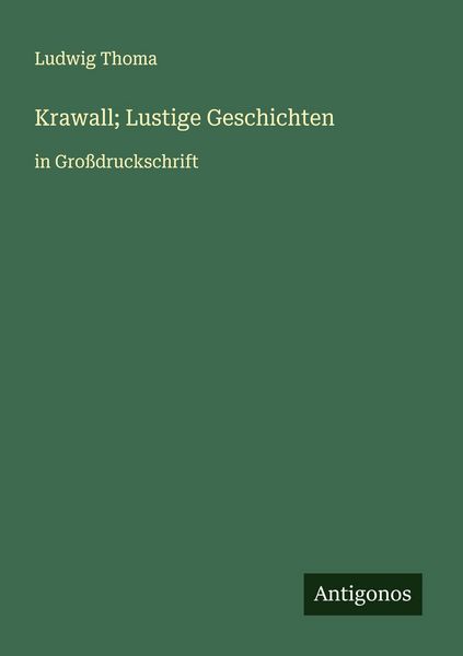 Produktbild: Krawall; Lustige Geschichten