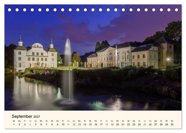 Produktbild: Schl&ouml;sser und Burgen in NRW (Tischkalender 2027 DIN A5 quer), CALVENDO Monatskalender